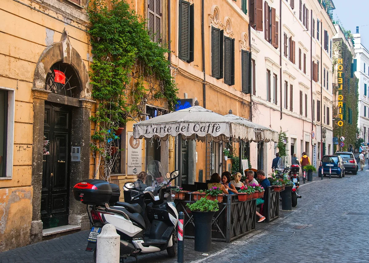 Shopping Monti Vintage in Rome, Italy