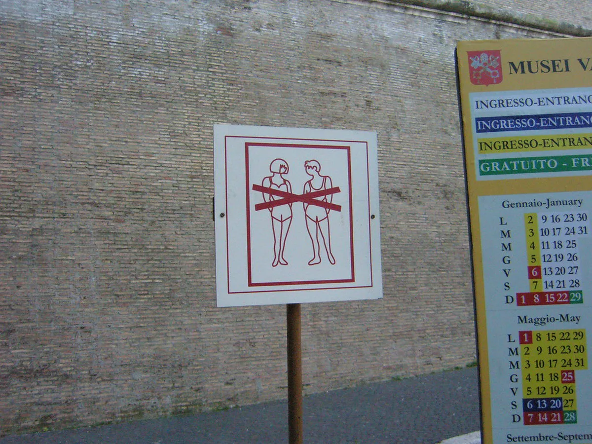 Vatican Dress Code in Rome, Italy